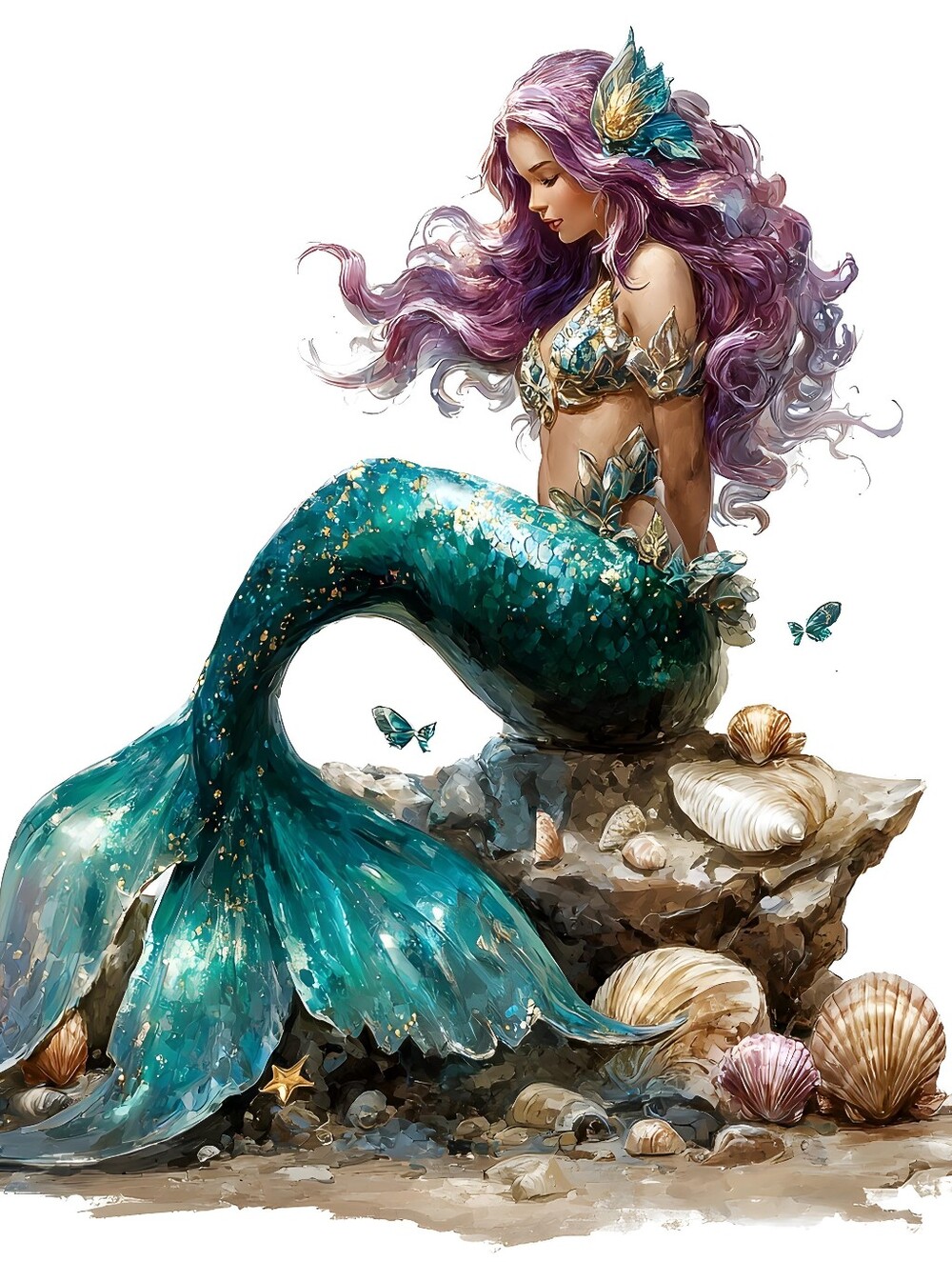 10pc=beautiful Mermaide Prints Special - Picture 6 of 10
